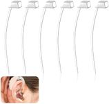 6 Pack Hearing Aid Sports Lock for Oticon 85dB, Secure-Fit Retention Tails, Low-Touch Ear Grips for Stable, Comfortable All-Day Wear
