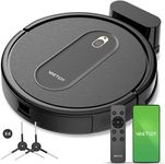 Vactidy Nimble T6 Robot Vacuum Cleaner, Strong Suction, Automatic Self-Charging Robotic Vacuums, WiFi/Alexa/App Remote Control Robot hoover, Quiet Super-Thin, for Pet Hair, Carpet, Hard Floor