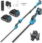 Pole Hedge Trimmer Cordless 2 IN 1，