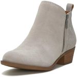 Lucky Brand Women's Basel Ankle Bootie, Chinchilla/Chinchilla, 7.5 Wide