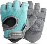 VINSGUIR Breathable Workout Gloves for Women, Weight Lifting Gloves for Gym, Cycling, Exercise, Fitness and Training, with Excellent Grip and Cushion Pads