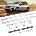 MotorFansClub 2 x Cross Bars Roof Rack Baggage Cargo Luggage Rail Fit for Nissan Pathfinder 4th Gen 2013 2014 2015 2016 2017 2018 2019 2020 2021 Cross Bars Roof Rack