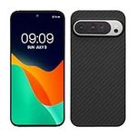 kalibri Aramid Fiber Case Compatible with Google Pixel 9 Pro XL - Case Super Slim Strong Protective Phone Cover - Black Matte