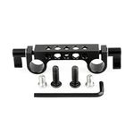 NICEYRIG 15mm Rod Clamp with 1/4''-20 Standard Thread for DSLR Camera Shoulder Rig Cage - 032