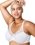 Wonderbra Womens Comfort-U® Design Full-Support Underwire Bra, White, 40D US