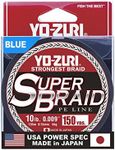 Yo-Zuri Super Braid 150 Yard Spool Blue 10 Pound Line