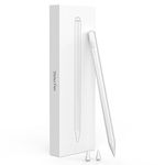 Stylus Pen for iPad with Palm Rejection, Tilt Sensitive and Magnetic Design, Digital Pencil Compatible with 2018 and Later Model(iPad Pro 2021 11/12.9 Inch, iPad 8th Gen, iPad 7/6th, iPad Air 4th/3rd)