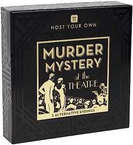 Reusable Murder Mystery Game for Adults, Host Your Own Games Night at Home, 1920s Theatre Theme, 3 Alternative Endings Fancy Dress Up Fun After Dinner Party, Christmas, Gift