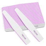 50 Pcs Nail File Set, Emery Board Nail Files for Natural Nails 180/240 Grit Nail File for Natural Nail Shaping Nail Filers Manicure Tools