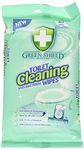 Green Shield 2 x Toilet Cleaning Anti-Bacterial Flushable 80 Wipes