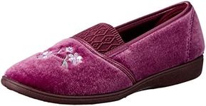 Grosby Women's Sasha Slipper, Heather, 9 US