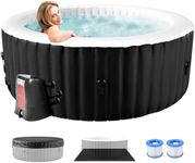 2-4 Person Inflatable Hot Tub, Roun