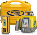 Spectra Precision LL1505C Rotary Laser Kit ±1.5 mm @ 30 m with HL760 Receiver, C70 Clamp, 10 Ah NiMH, Remote, Premium - Small Case — IP66 Rugged