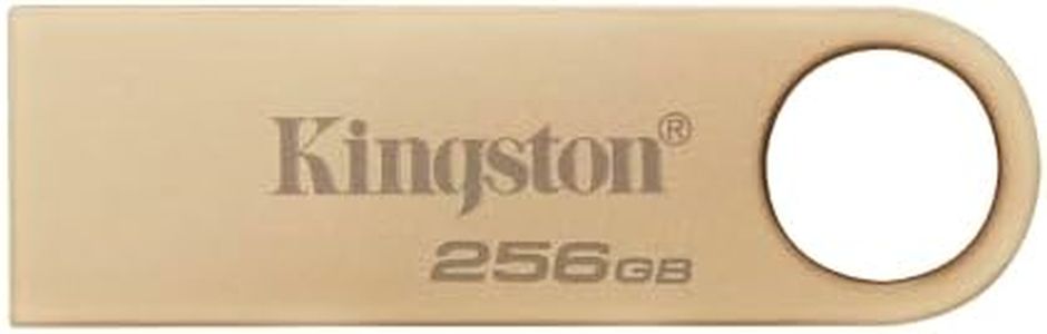 Kingston DataTraveler SE9 Gen 3- 256GB - 220MB/s read- Metal - USB 3.2 Gen 1 -Gold