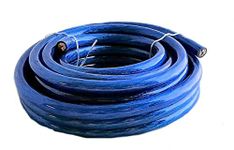 IMC Audio 4 Gauge CCA Power Ground Wire Cable (50ft Blue) Battery Cable Wire, Automotive, Car Audio Speaker Home Stereo System, RV Trailer, Amp Wiring 4 Guage Ground Wire