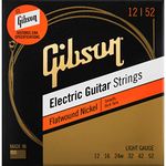 Gibson Gear SEG-FW12 Flatwound Nickel Electric Guitar Strings 12-52, Light