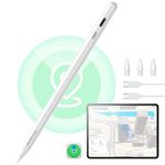 ESR Find My Stylus Pen for iPad, iPad Pencil Pro with Find My Function and Tilt Sensitivity for iPad Pro 13/12.9/11-M4, iPad Air 5/4/13/11-M2, iPad 10/9/8/7 & iPad Mini 7/6/5, White