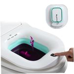 Sitz Bath for Toilet Electric Automatic Sitz Bath Tub Relief Postpartum Care Anti Overflow Foldable for Hemorrhoids Postpartum Elderly