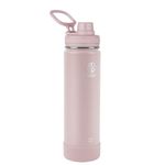 Takeya Actives Insulated Water Bottle with Spout Lid, 22 Ounce, Blush