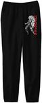 Bioworld Dragonball Z Monochromatic Color Goku Youth Black Graphic Sweatpants-Small