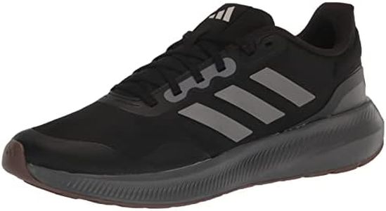 adidas Men's Runfalcon 3.0 Sneaker, Black/Grey/Carbon, 10.5 US