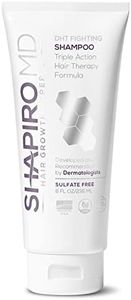 Shapiro MD Hair Growth Experts Hair Loss Shampoo | DHT Fighting Vegan Formula for Thinning Hair Developed by Dermatologists | Experience Healthier, Fuller and Thicker Looking Hair | 1 Month Supply