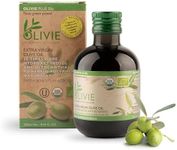 Organic High Polyphenol Rich Extra Virgin Olive Oil OLIVIE PLUS 30X | Moroccan Desert Olive Oil | EVOO | MD Recommended | Organic, Kosher | 250 ml Glass Bottle