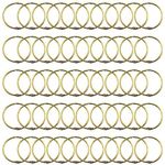 Lind Kitchen 50PCS 2" Book Ring Metal Loose Leaf Binder Hinged Buckle Binding Rings Scrapbook Sketchbook Craft Photo Album DIY Bronze 51mm