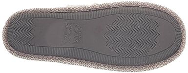 MUK LUKS Women's Frida Clog, Grey Snow, Large