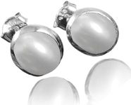 Fine Sterling Silver Stud Earrings 