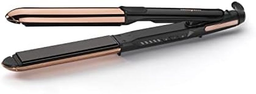 BaByliss Straight & Curl Brilliance 2-in-1 Straightening Iron ST482E, Black