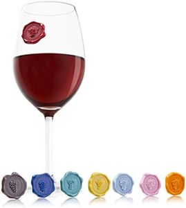 Vacu Vin Classic Grape Glass Markers - Set of 8