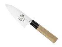 Mercer Culinary 4-Inch Deba Utility Knife, 10cm, Wood Handle