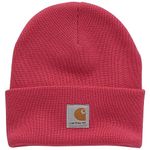 Carhartt Girls' Kids' Knit Beanie Watch Hat, Raspberry Pink, 2-5T