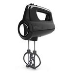 BLACK+DECKER Helix Hand Mixer, Premium Performance 5 Speed Hand Mixer, Includes 5 Attachments and Case, Black, MX600BC