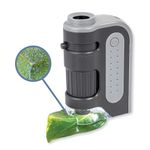 Carson MM-300 MicroBrite Plus 60 -120x LED Lighted Pocket Microscope, Grey