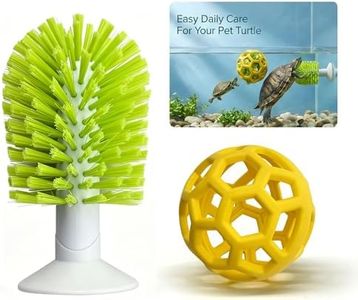 Vumoos Turtle Tank Accessories, Shell Brush & Feeding Kit for Aquatic Pets