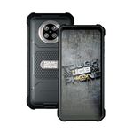 JCB Toughphone Max, rugged 6.67" smartphone, Android 12, Unlocked dual SIM, 48MP Camera, TP232, 128GB, Black
