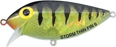 Storm TF06-569 Original Thin Fin Lure 2-1/2", 1/5 oz, Perch Flash