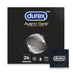 Durex Quality Condoms, Thinnest Lubricated, Next to Nothing Feel, 24 Count