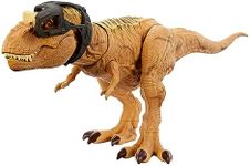 Mattel Jurassic World Dino Trackers Hunt 'n Chomp Tyrannosaurus Rex, T Rex Dinosaur Toy with Sound and Double Chomp Motion, Tracking Gear, Digital Play Options, Toys for Ages 4 and Up, HNT62