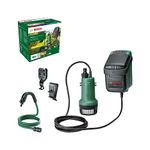 Bosch Cordless Submersible Water Pump GardenPump 18V-2000 (Without Battery, 18 Volt System, in Carton Packaging)