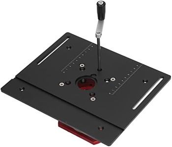 Tavolo Elevatore per Fresatricedi Sollevamento Manuale Altezza del Tavolo per Fresatrice Piastra di Base per Inserto perper la Lavorazione del Legno Fai da Te Regolabile (#3)