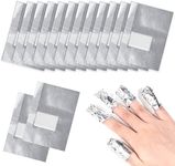 Qufiiry 100 Pcs Foil Nail Wraps, Na
