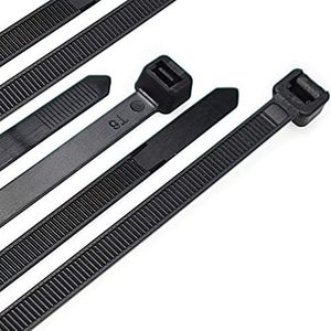 Cable Zip Ties Heavy Duty 26 Inch Strong Large Black Zip Ties with 200 Pounds Tensile Strength 50 Pieces Long Durable Nylon Black tie wraps Indoor and Outdoor UV Resistant Quality Cable Ties