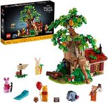 LEGO 21326 Ideas Ensemble LEGO Disney pour adultes Winnie l'Ourson, Maison a exposer, Figurine LEGO Bourriquet, Figurine Porcinet