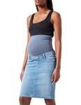Noppies Maternity Women's Jeans Skirt Over The Belly Lena, Light Aged Blue-P409, XXS
