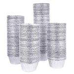 Kingrol 300 Pack Aluminum Foil Ramekins, 4 oz Disposable Baking Cups for Tart, Cupcake, Souffle, Appetizer