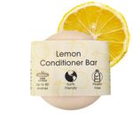 Plastic Free Conditioner Bar - Lemon - Zero waste Hair Care Handmade In Devon, Uk - Suitable for all hair types,