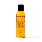 Mystic Moments | Mustard Seed Carrier Oil 125ml - Pure & Natural Oil Perfect For Hair, Face, Nails, Aromatherapy, Massage and Oil Dilution Vegan GMO Free